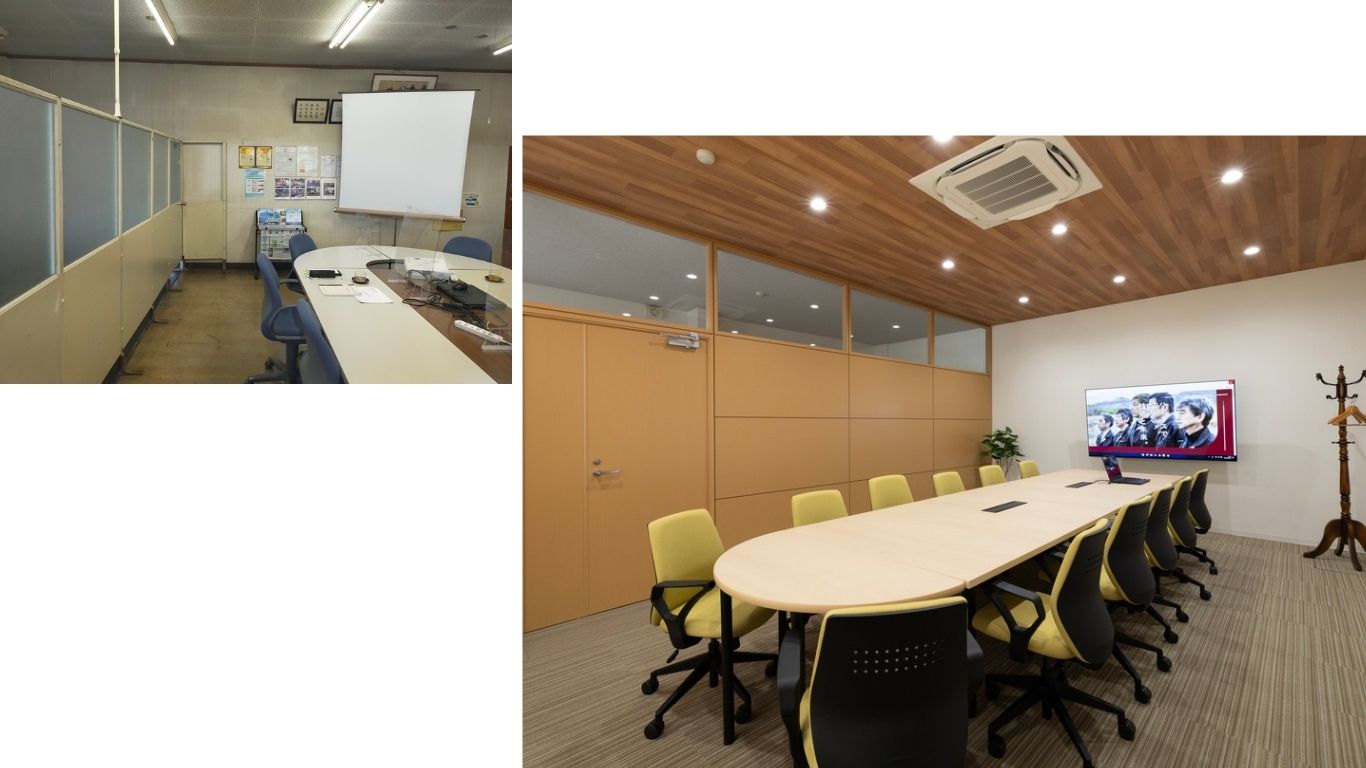 シュンビン事例_サンワ化工様会議室デザイン